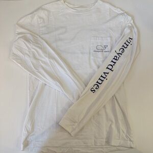Vineyard Vines Classic White Long Sleeve Tee